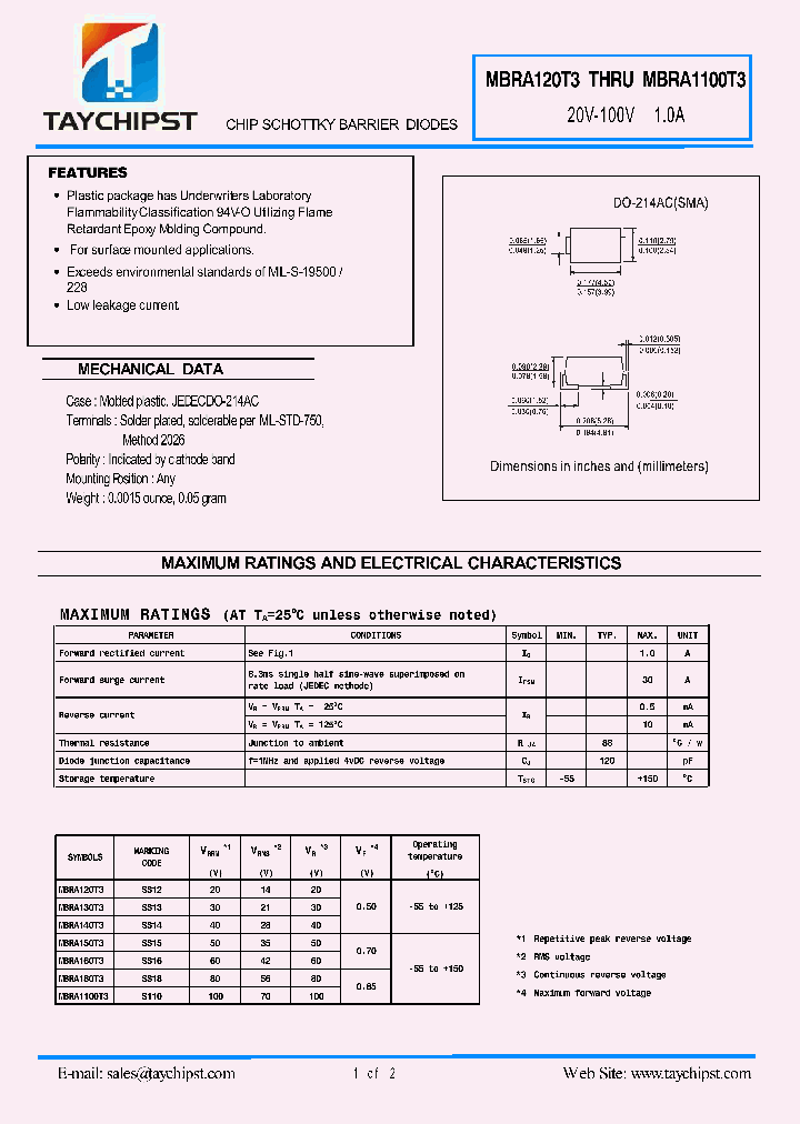 MBRA1100T3_4714862.PDF Datasheet