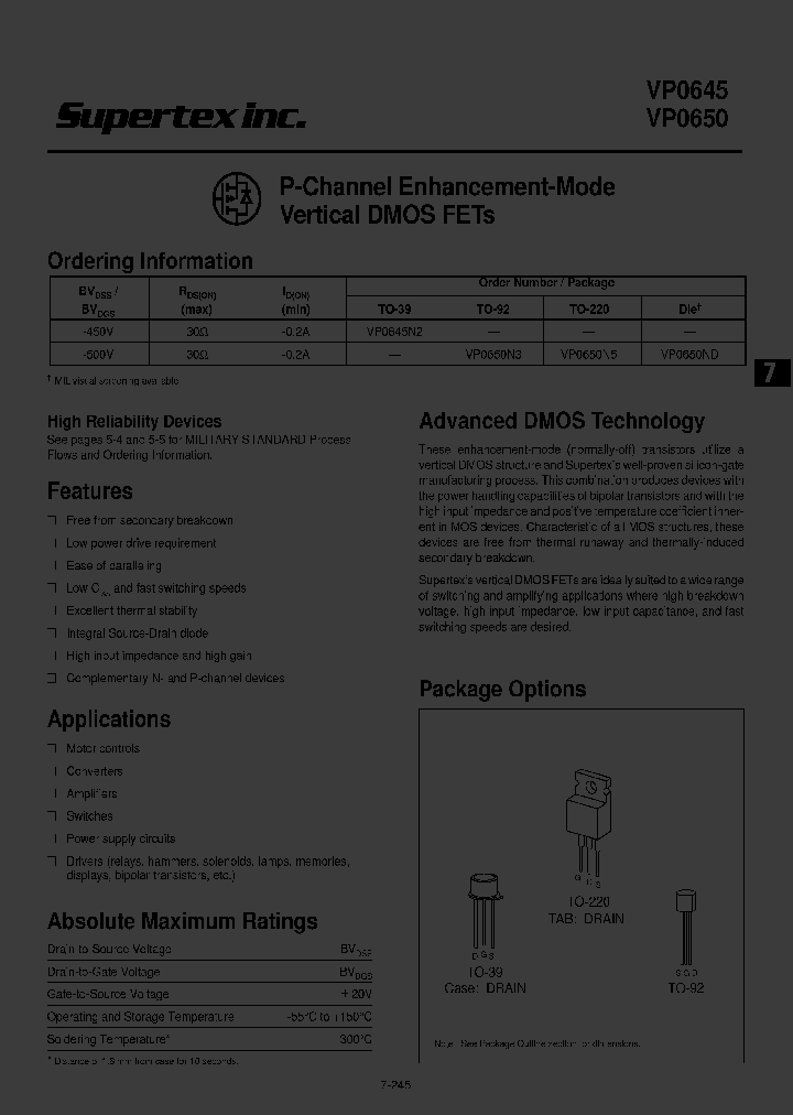 VP0645N2_4715174.PDF Datasheet