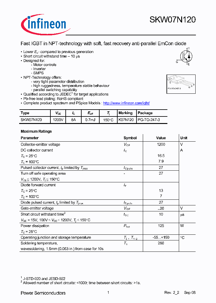 SKW07N12008_4716277.PDF Datasheet
