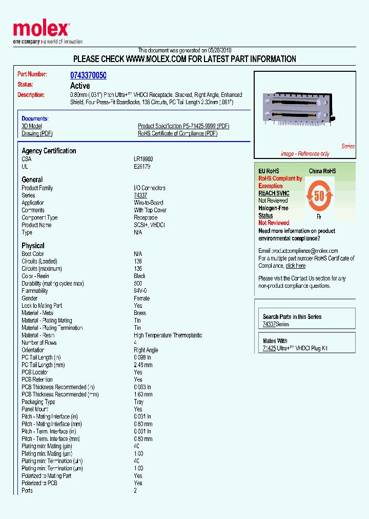 74337-0050_4716601.PDF Datasheet