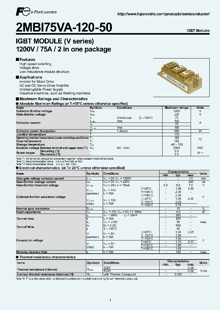 2MBI75VA-120-50_4717818.PDF Datasheet