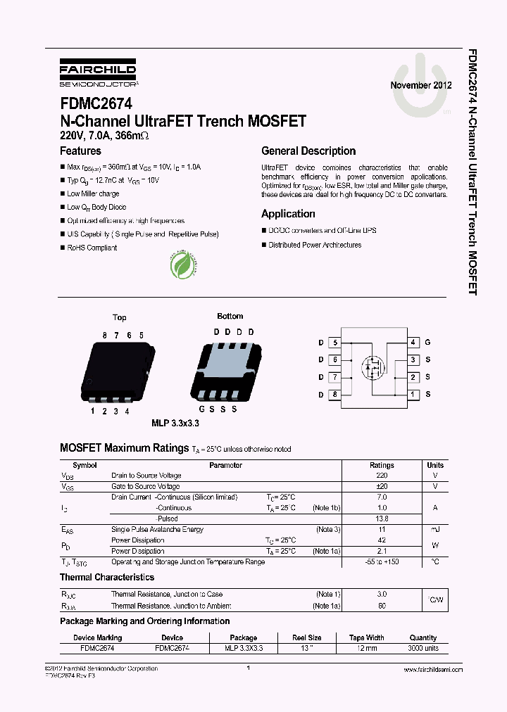 FDMC267412_4719165.PDF Datasheet