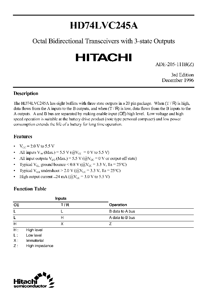 HD74LVC245A_4719320.PDF Datasheet