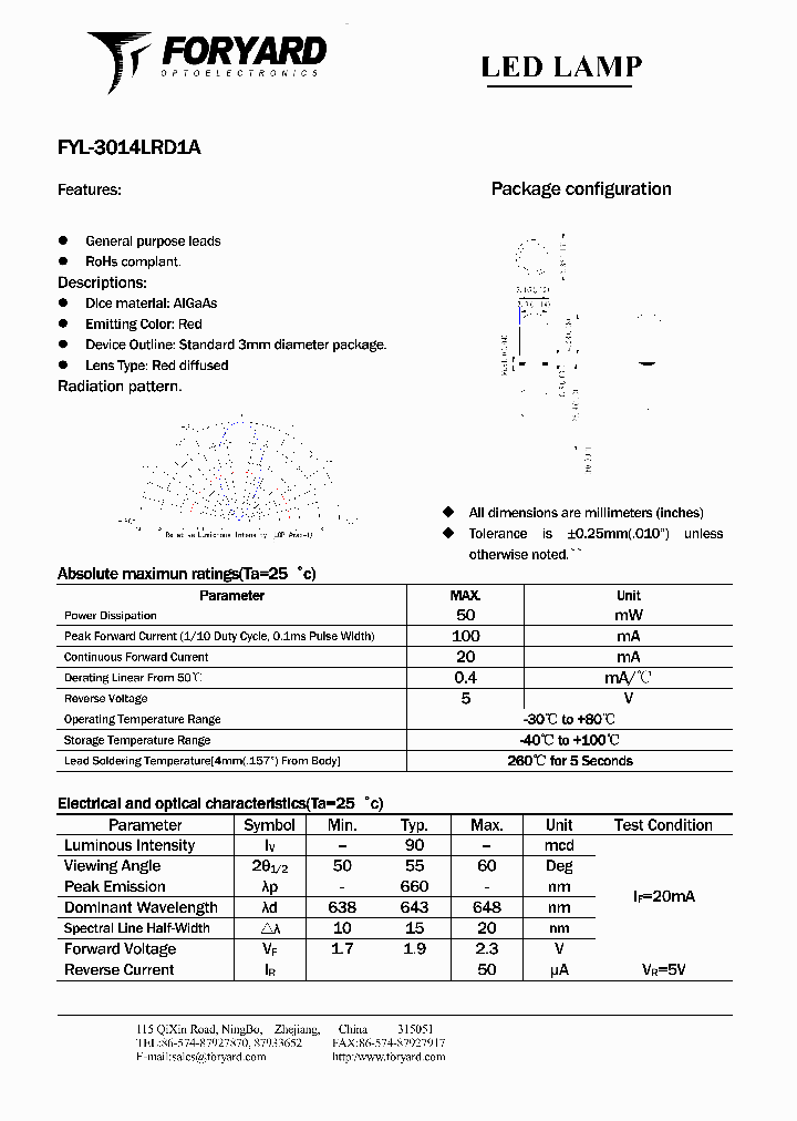 FYL-3014LRD1A_4720258.PDF Datasheet