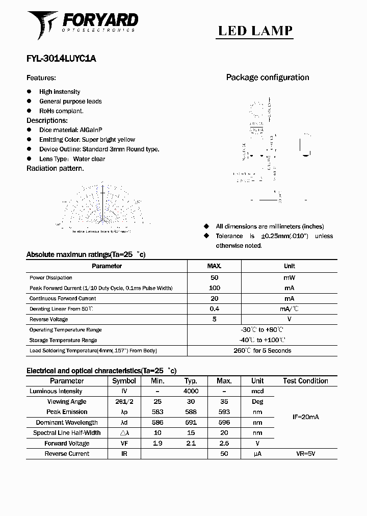 FYL-3014LUYC1A_4720260.PDF Datasheet