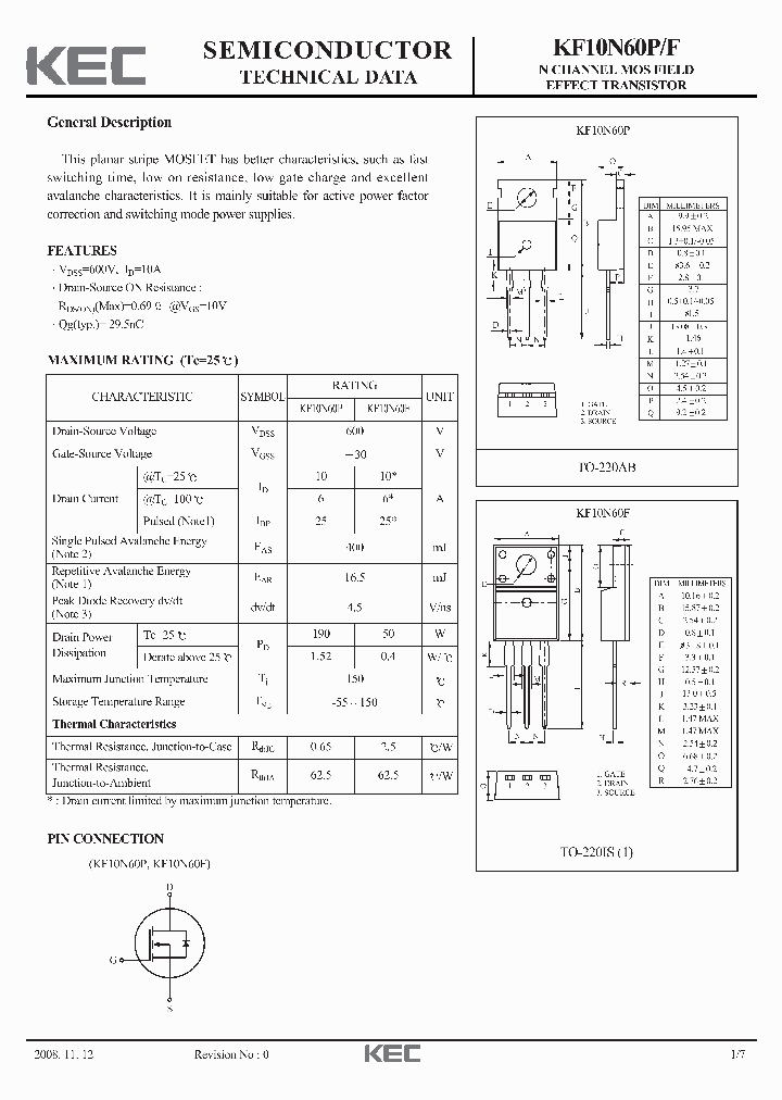 KF10N60F_4721583.PDF Datasheet