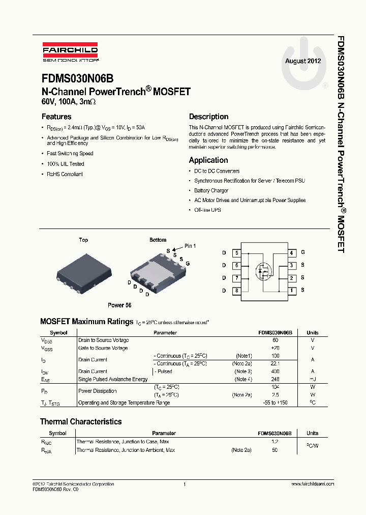 FDMS030N06B_4722273.PDF Datasheet