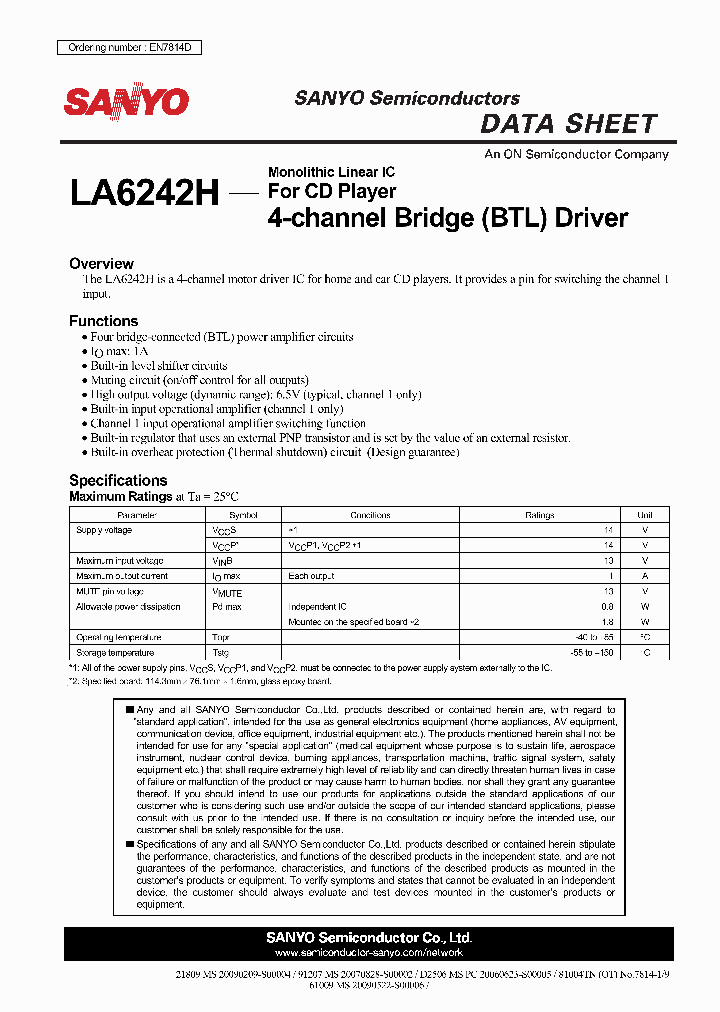 LA6242H_4722568.PDF Datasheet