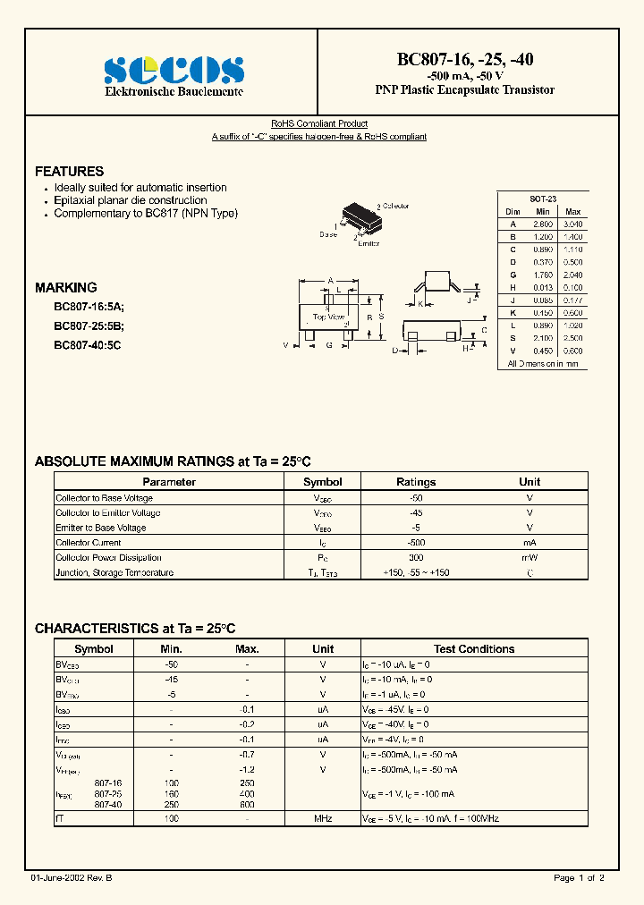 BC807-16_4722733.PDF Datasheet