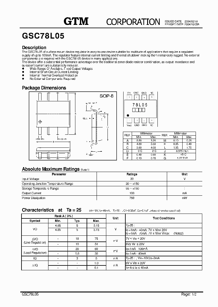 GSC78L05_4723041.PDF Datasheet
