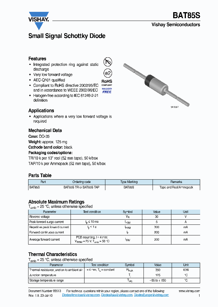 BAT85S12_4723309.PDF Datasheet