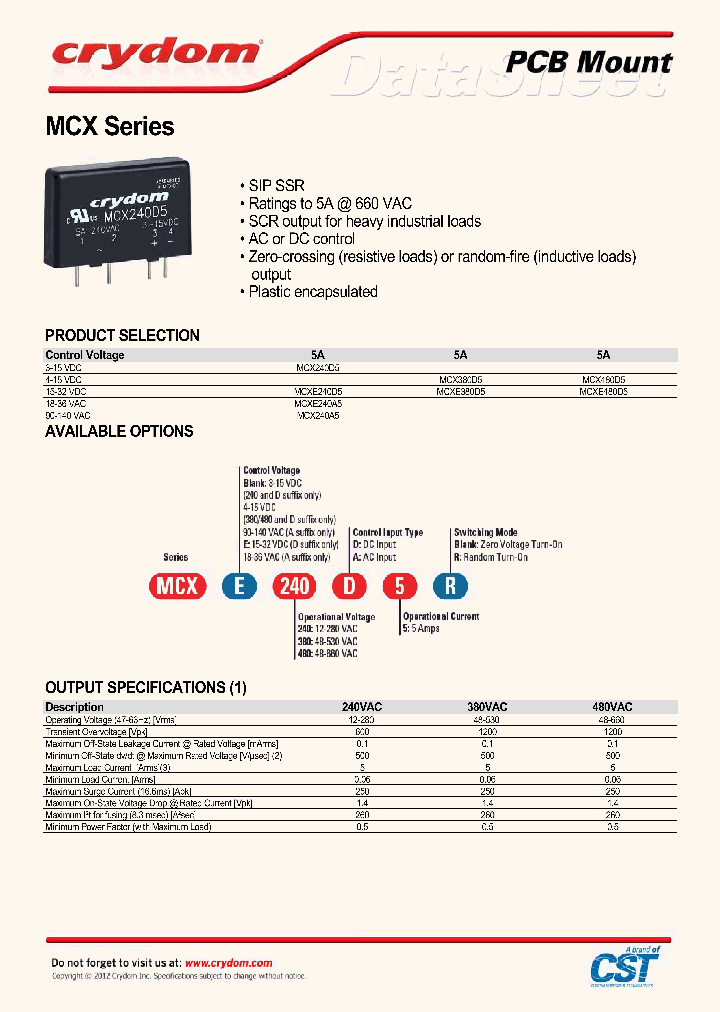 MCX380D5_4723318.PDF Datasheet