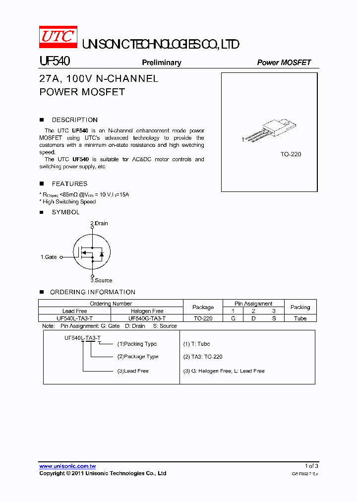 UF540_4725061.PDF Datasheet