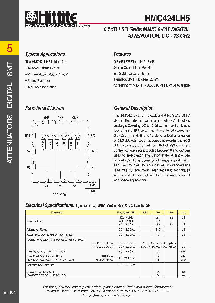 HMC424LH509_4725196.PDF Datasheet