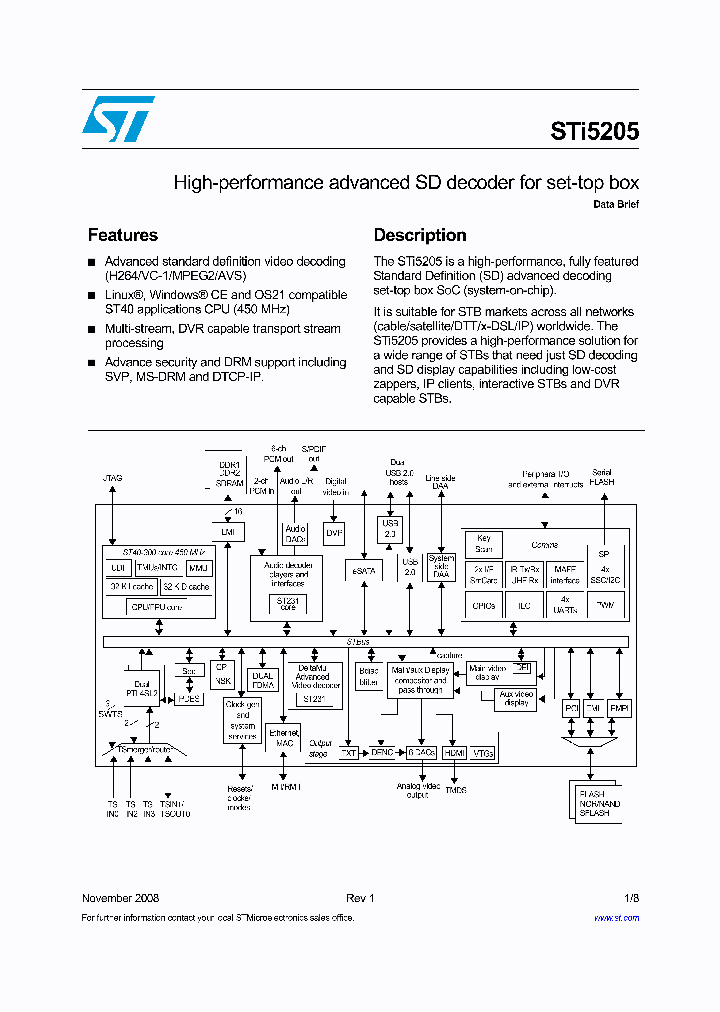STI5205_4725523.PDF Datasheet