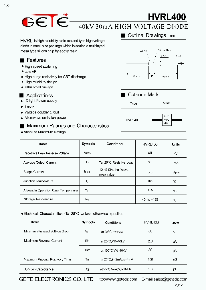 HVRL400_4726279.PDF Datasheet