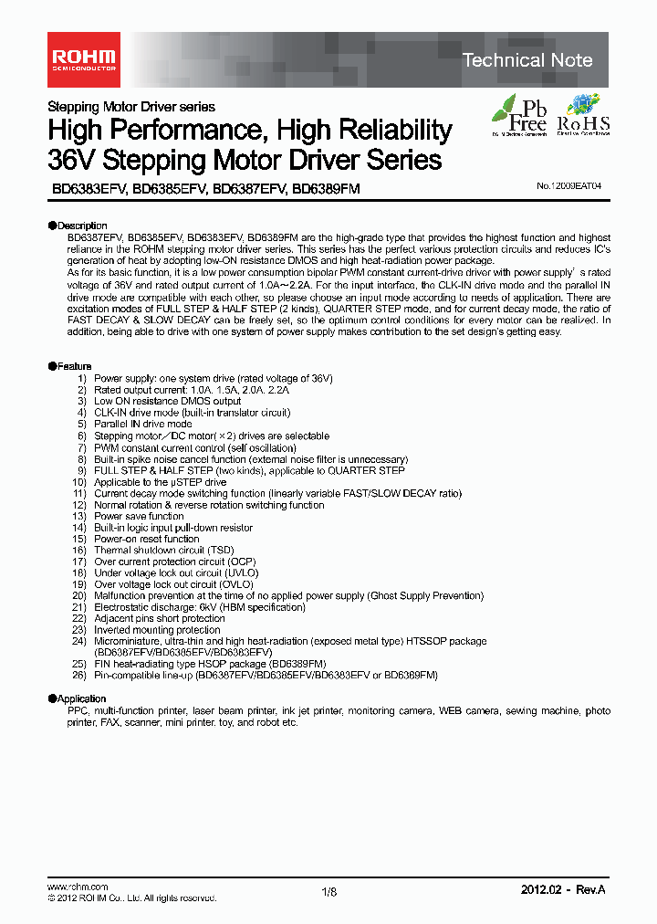 BD6383EFV_4729534.PDF Datasheet
