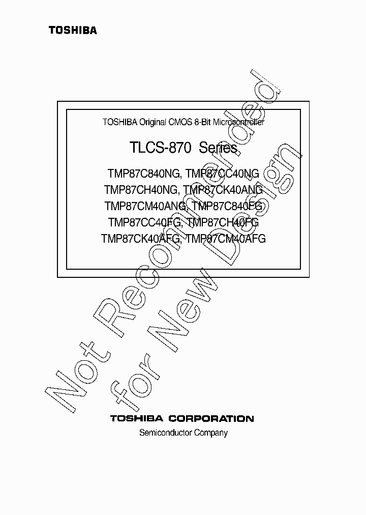 TMP87CM40AFG_4731467.PDF Datasheet