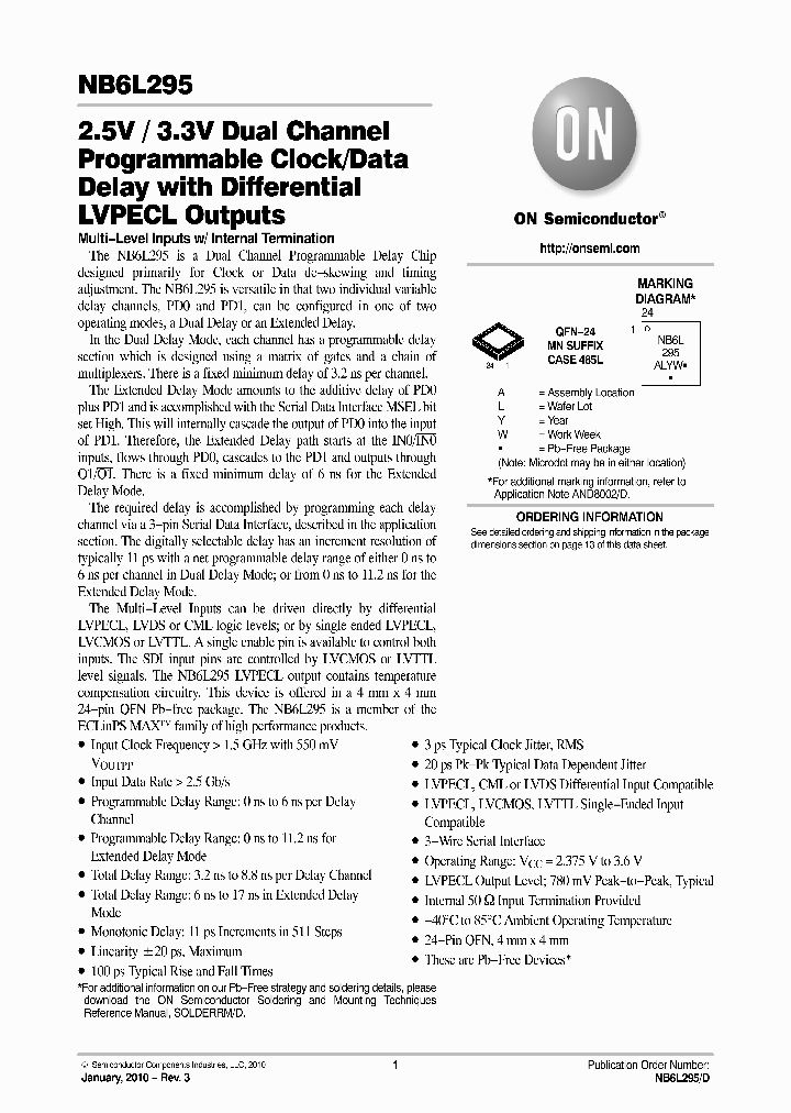 NB6L295MNG_4731827.PDF Datasheet