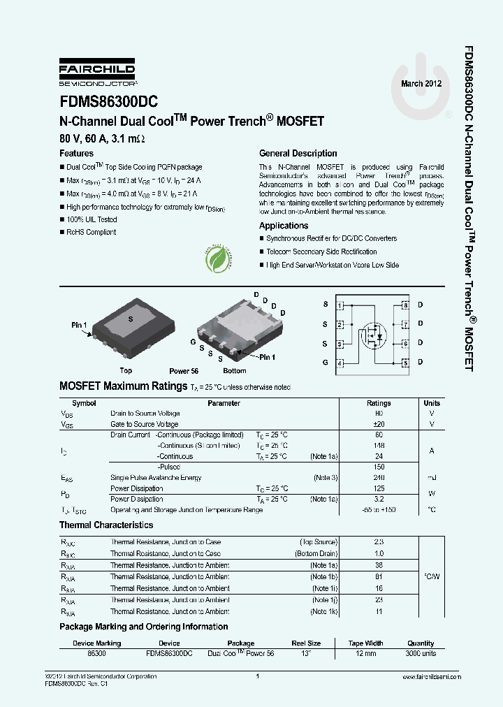 FDMS86300DC_4732026.PDF Datasheet