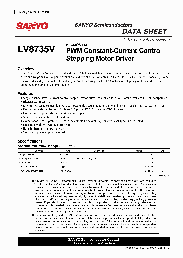 LV8735V_4731870.PDF Datasheet