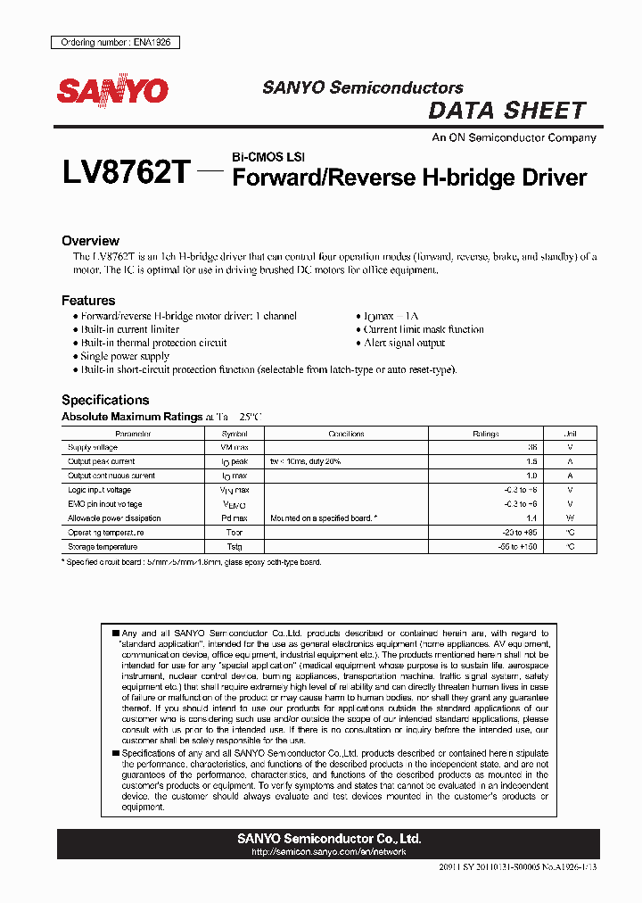LV8762T_4731885.PDF Datasheet