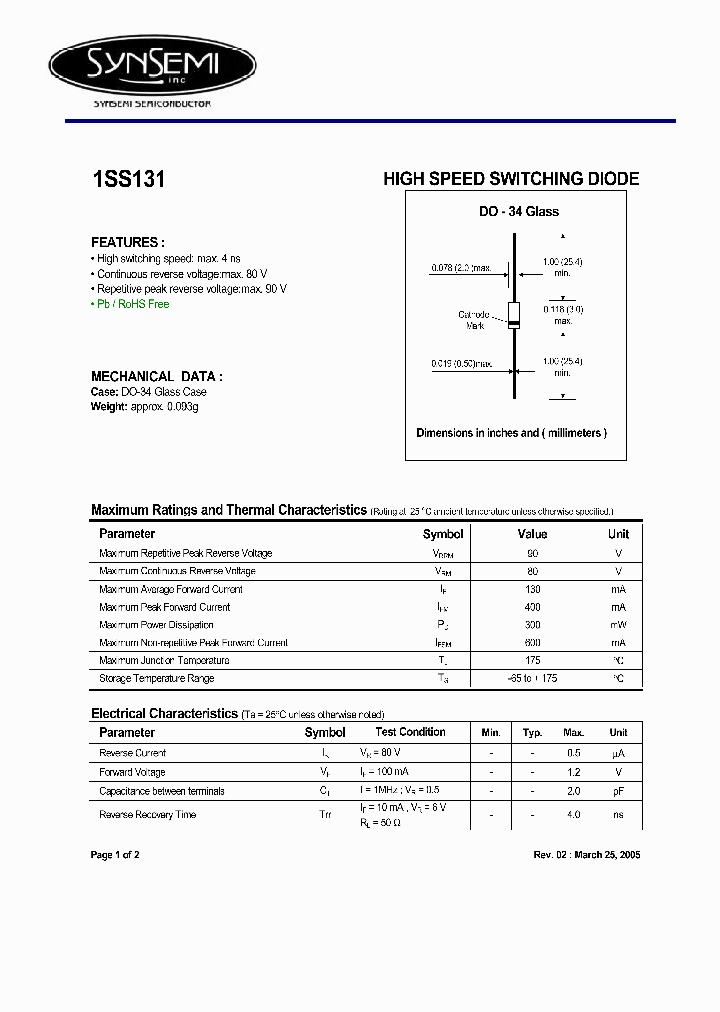 1SS131_4735118.PDF Datasheet