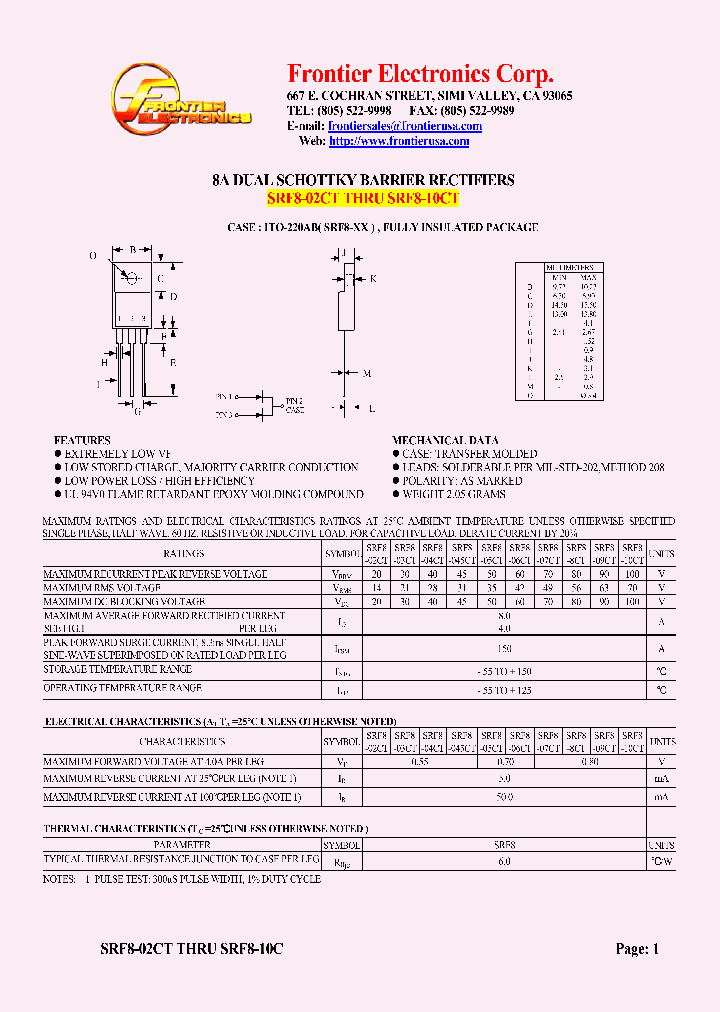 SRF8-04CT_4736475.PDF Datasheet