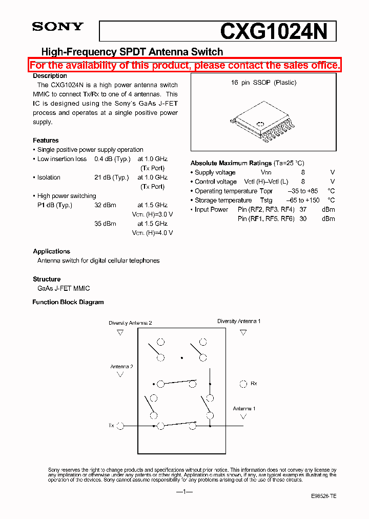 CXG1024N_4737011.PDF Datasheet