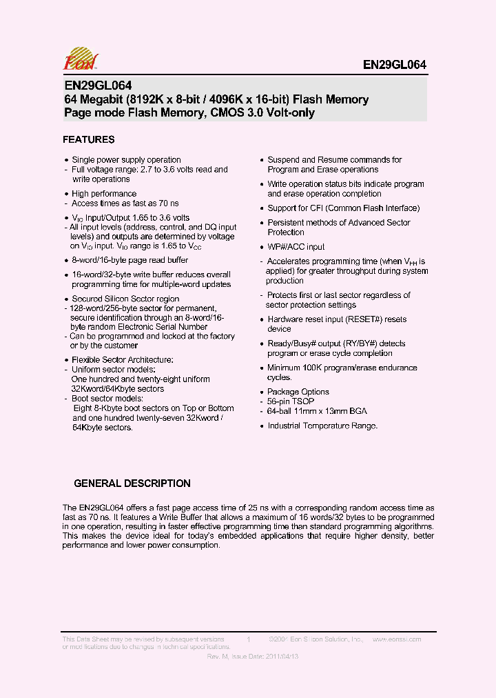 EN29GL064L-70BAIP_4738274.PDF Datasheet