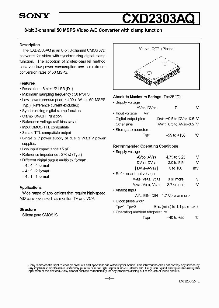 CXD2303AQ_4738921.PDF Datasheet