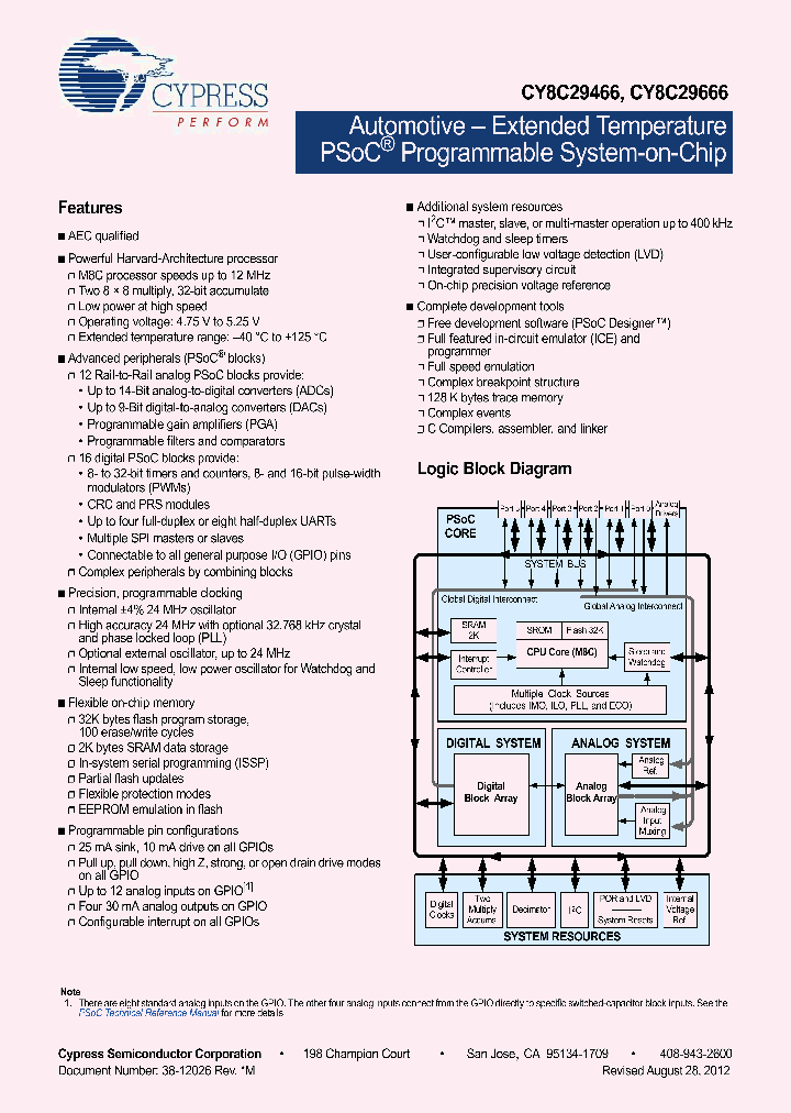 CY8C29666-12PVXE_4739294.PDF Datasheet