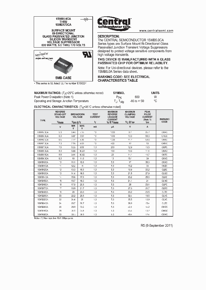 1SMB30CA_4739516.PDF Datasheet