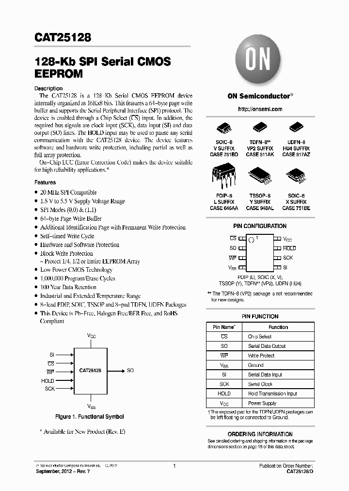 CAT25128VEG_4740433.PDF Datasheet
