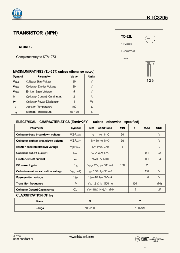 KTC3205_4740520.PDF Datasheet