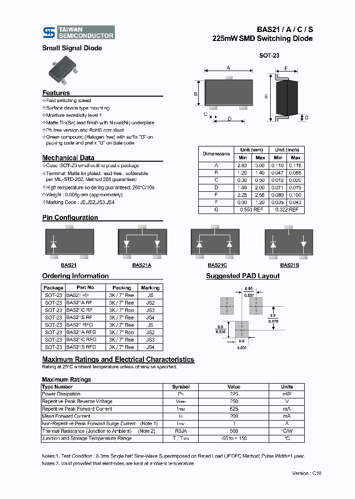 BAS21SRFG_4741205.PDF Datasheet