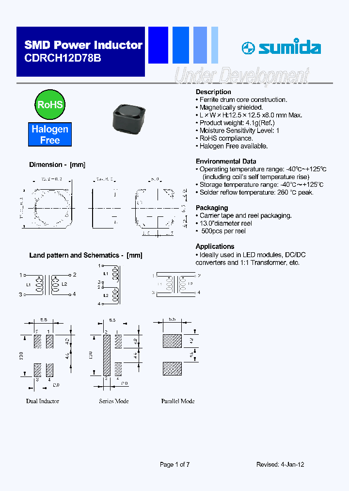 CDRCH12D78BHF-331MC_4741385.PDF Datasheet