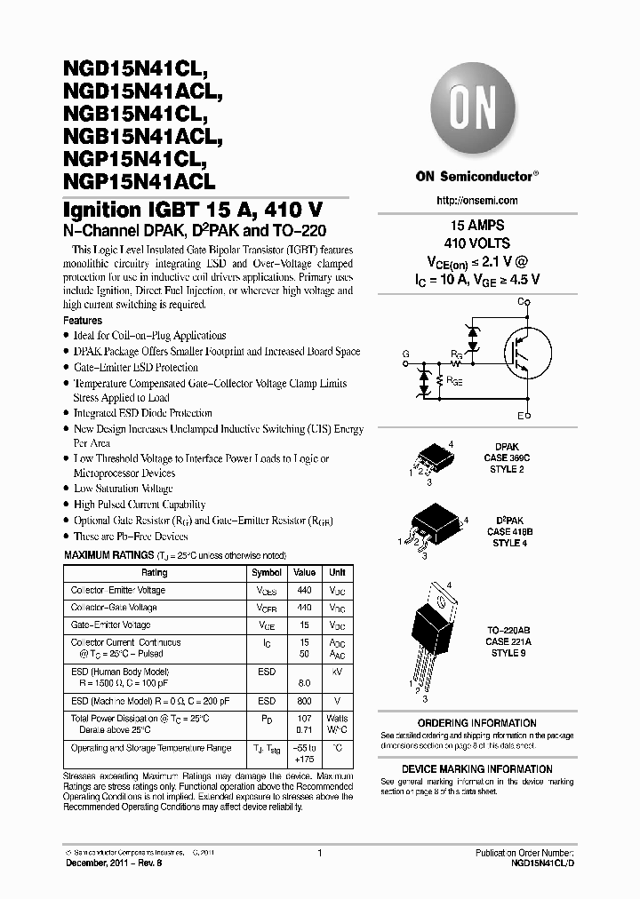 NGB15N41CL_4741301.PDF Datasheet