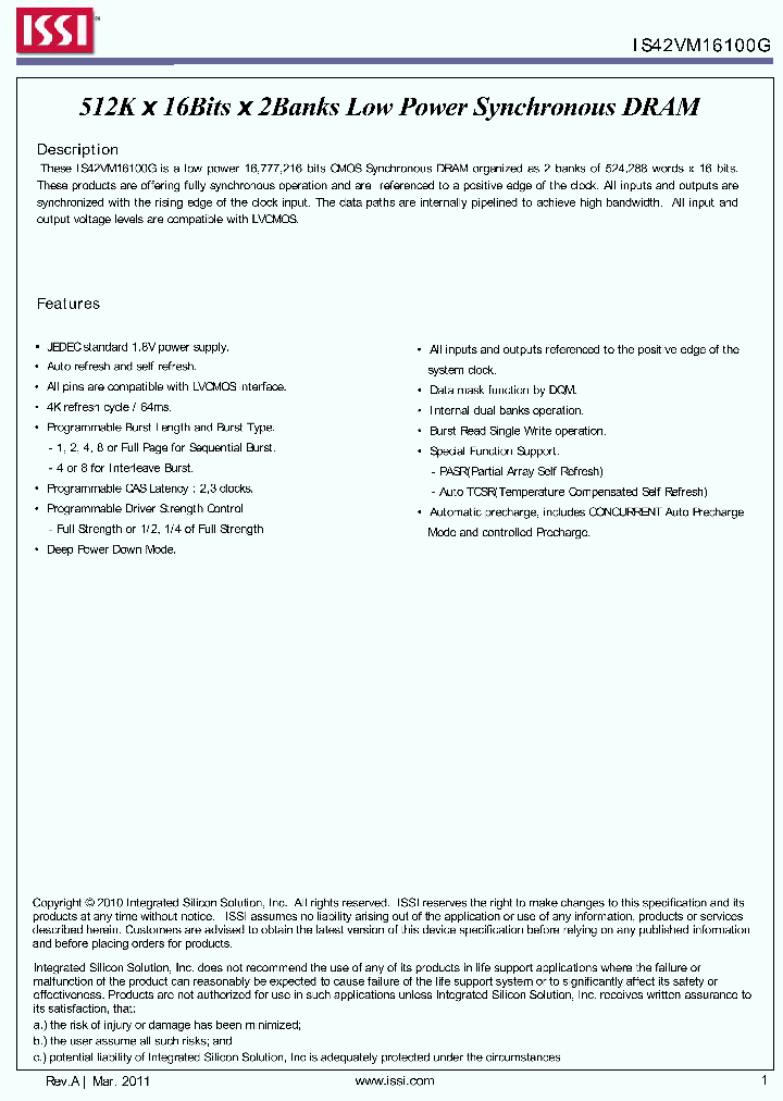 IS42VM16100G_4744140.PDF Datasheet