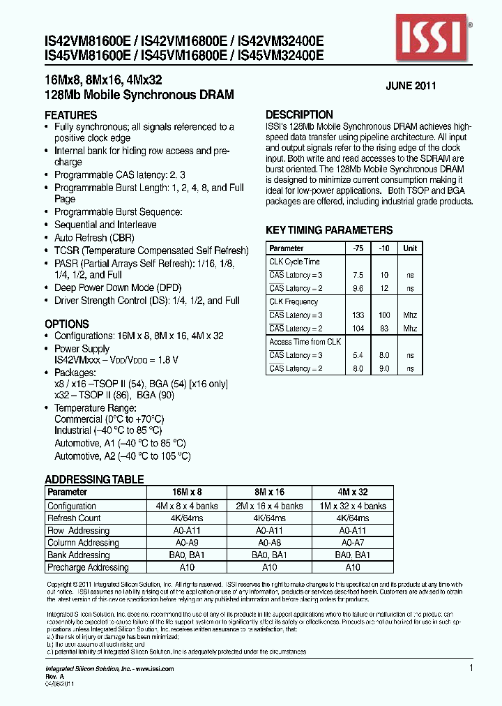 IS42VM16800E_4744142.PDF Datasheet
