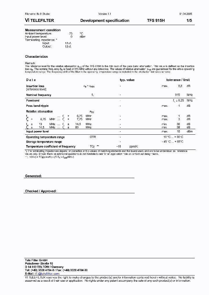 TFS915H_4744639.PDF Datasheet