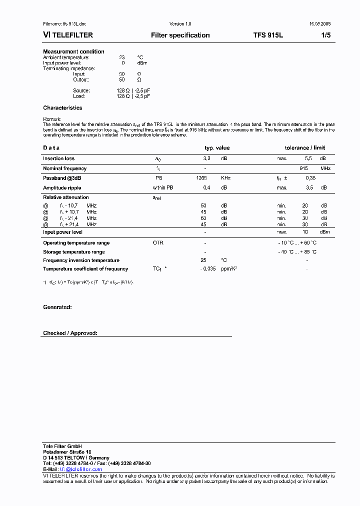 TFS915L_4744640.PDF Datasheet