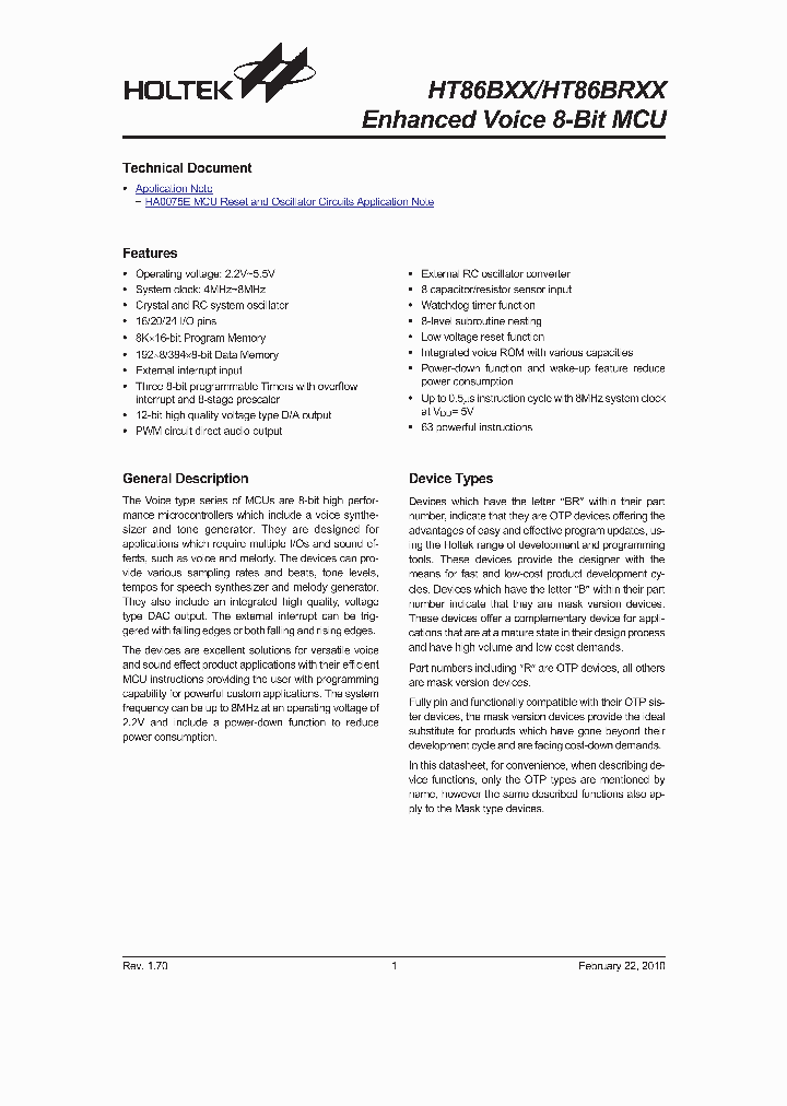 HT86B03_4746165.PDF Datasheet