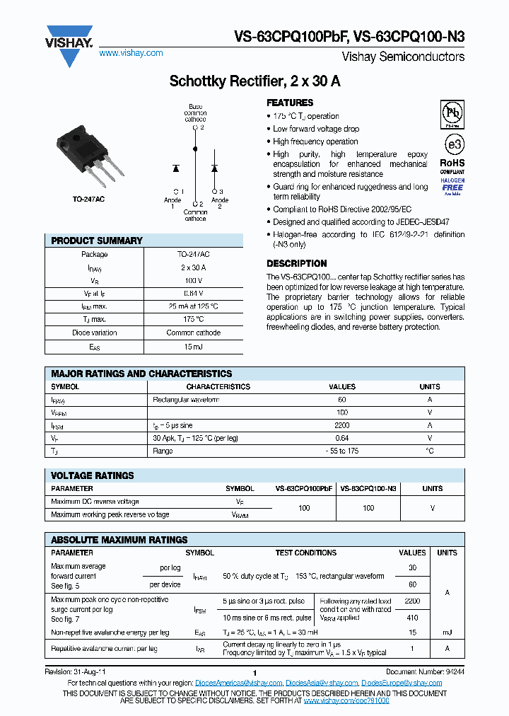 63CPQ100PBF12_4746739.PDF Datasheet