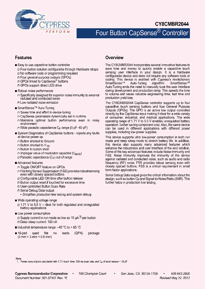 CY8CMBR2044-24LKXI_4748037.PDF Datasheet