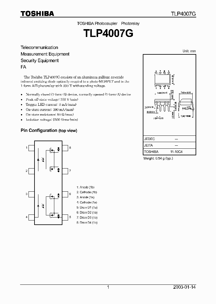 TLP4007G_4748358.PDF Datasheet