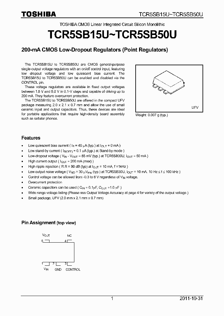 TCR5SB19U_4748112.PDF Datasheet