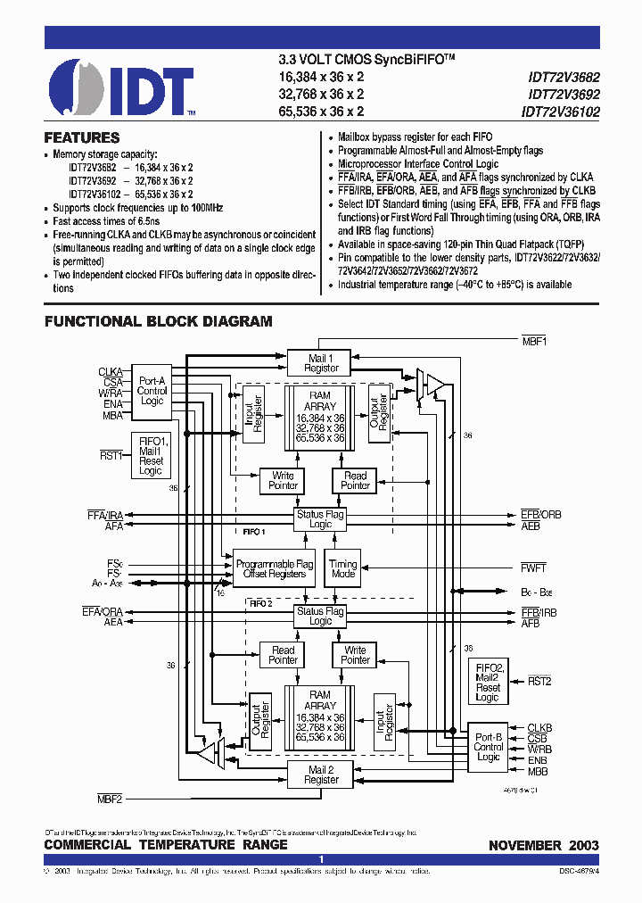 IDT72V36102L10PF_4751263.PDF Datasheet