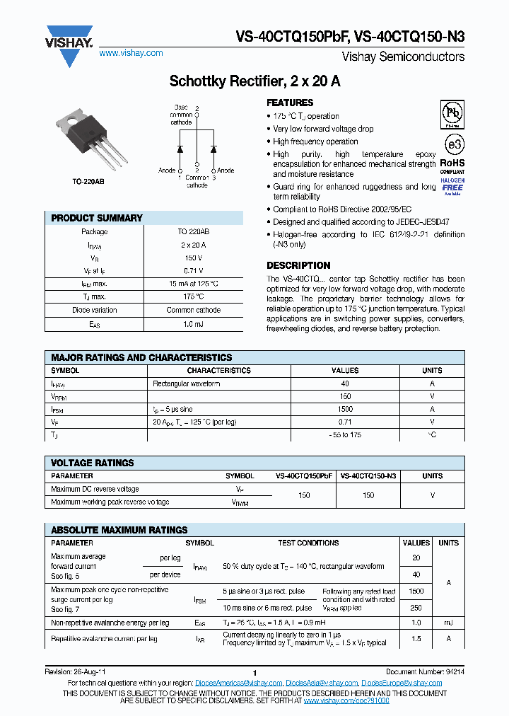 40CTQ150-N3_4756162.PDF Datasheet