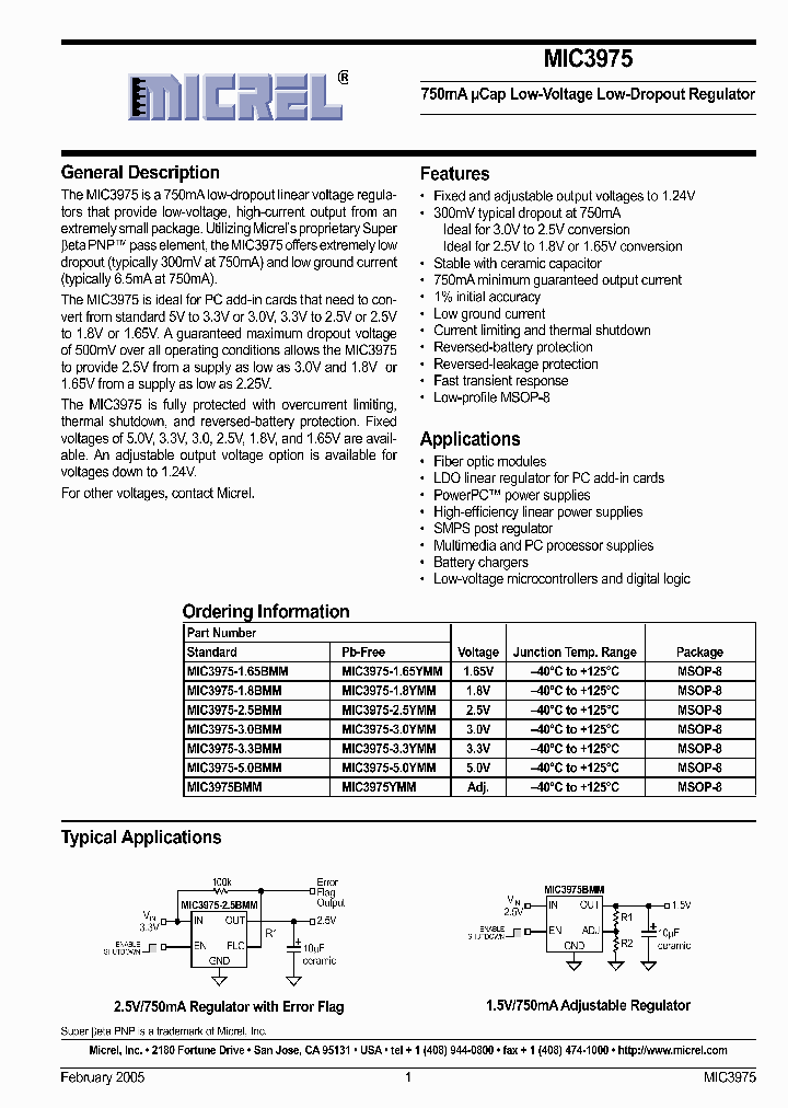 MIC3975-33BMM_4755988.PDF Datasheet
